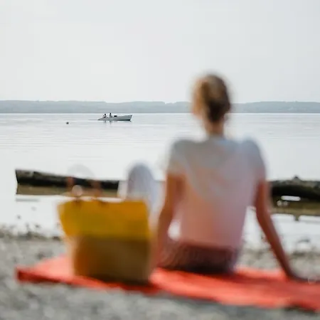 Lake House With Sun Terrace For 8 Guests Herrsching am Ammersee Exterior foto